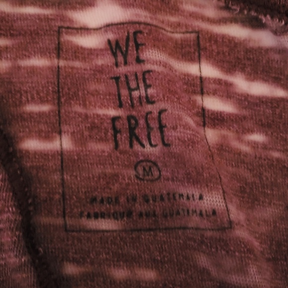 Free people v neck t shirt sz m - Picture 4 of 5